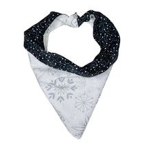 Load image into Gallery viewer, Winter Nights Reversible Pet Bandana