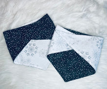Load image into Gallery viewer, Winter Nights Reversible Pet Bandana