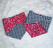 Load image into Gallery viewer, Snow Day Reversible Pet Bandana